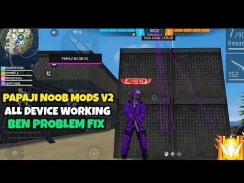 MOD MENU ANDROID NOOB FFX V2 FULL SAFE✅🔥NON ROOT WORKING💯 ANTIBAND SAFE ALL SEVER