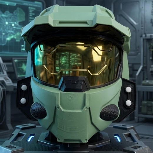 Master Chief Halo Cosplay Helmet 3D STL Files, Sci-fi Armor Prop (digital Download) - Etsy UK