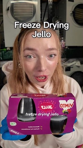 Freeze drying Jelly! Vimto jello