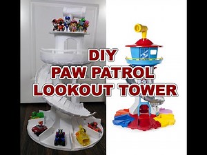 DIY | Paw Patrol | Lookout Tower | Foam Board | Crafts