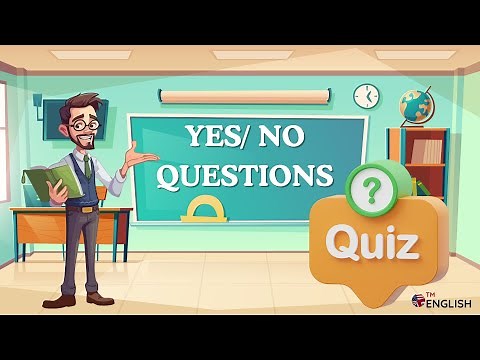 YES/ NO QUESTIONS QUIZ ❓🙋‍♂️ English Grammar Test 📚 ESL Practice Elementary 👍👋