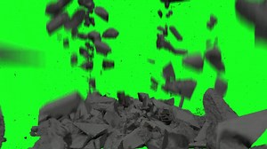 Download Wall destruction green screen free video - 4k hd resolution for free