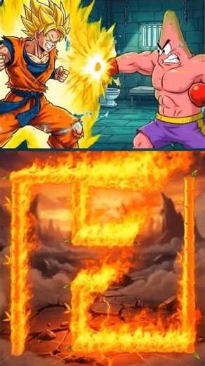 Goku Revenge Arc: Defeating Patrick Star! ⭐️ #goku #game #patrick #sonic #spongebob #anime #funny