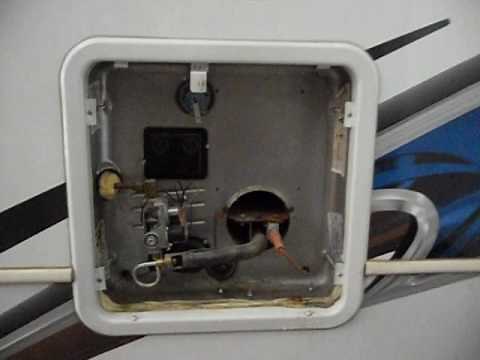 rv water heater pop off valve replacement
