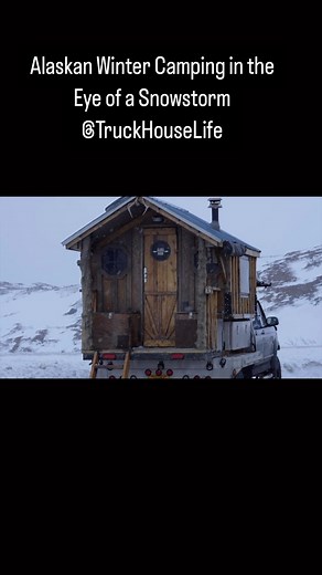 19K views · 44 reactions | Alaskan Winter Camping in the Eye of a Snowstorm. Homemade wooden truck camper with a woodstove. #wintercamping #snowstorm #alaska #vanlife | Truck House Life | Facebook