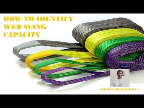 How to identify Web sling capacity | Lifting Tools | Lilting Tackles | Rigging Training | Web sling