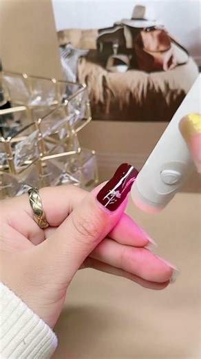 Nail sticker Easy nail design idea 2828