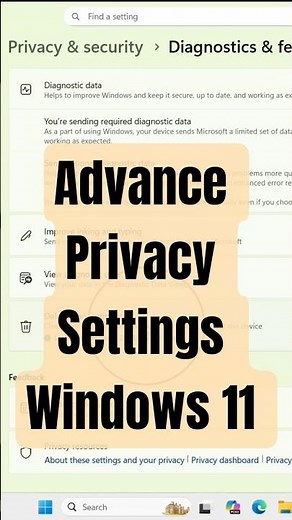 Stop Windows 11 Data Collection: Advanced Privacy Settings