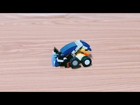 Mini Lego Robot Transformer Car Moc