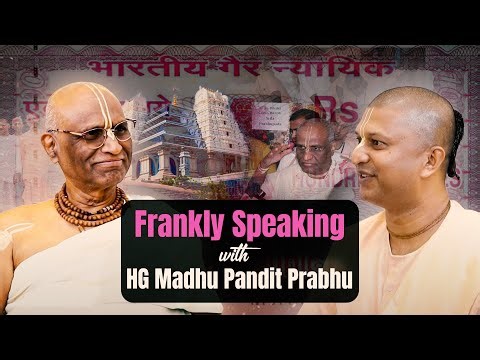 Frankly Speaking With HG Madhu Pandit Prabhu | President Of ISKCON Bangalore