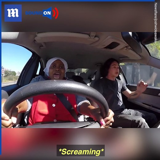 1M views · 10K reactions | This woman's very first driving lesson was eventful to say the least!  藍 via Newsflare | Daily Mail Video | Facebook