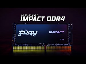 DDR4 SODIMM Memory automatically overclocks up to 3200MT/s – Kingston FURY Impact