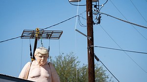 Statue of 2024 presidential candidate Donald Trump appears in Phoenix