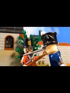 Lego Napoleonic Wars. Battle of Waterloo #legoanimation #stopmotion #lego #animation