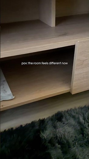Sleek Modern Wood TV Console Design Low Profile Intentional Style #HomeDecor #InteriorDesign