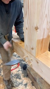 2.9K views · 155K reactions | Douglas fir king post truss assembly. • • • • #timberframe #timberframing #education #course #housebuilding #homebuilding #woodworking #shelterinstitute #explore #construction #homeownership #handmade #home #thinkbuildlive | Shelter Institute | Facebook