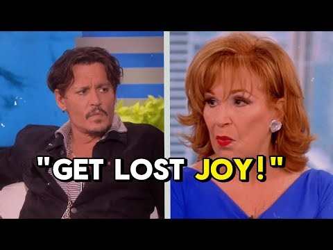 Johnny Depp Walks Off The View After Heated Exchange With Joy Behar.
