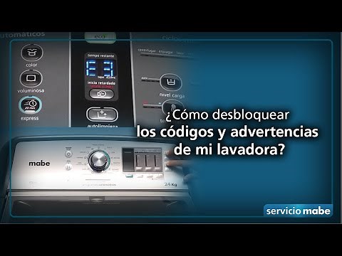 Mabe Cuidado de la ropa: ¡Conoce cómo desbloquear los códigos y advertencias de tu lavadora!