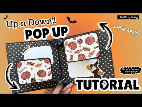 DIY Up n Down Pop Up Card 🎃 | Super Easy Tutorial Anyone Can Make!