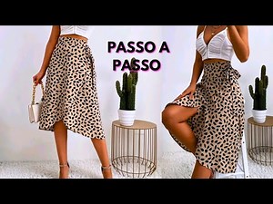 Saia Transpassada Muito Fácil Passo a Passo Completo