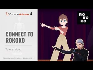 Cartoon Animator 4 Tutorial - Connect to Rokoko