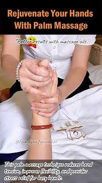 Rejuvenate Your Hands With Palm Massage