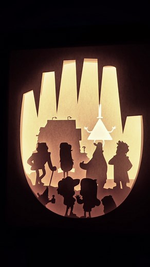 Gravity Falls DIY Lightbox Craft Tutorial