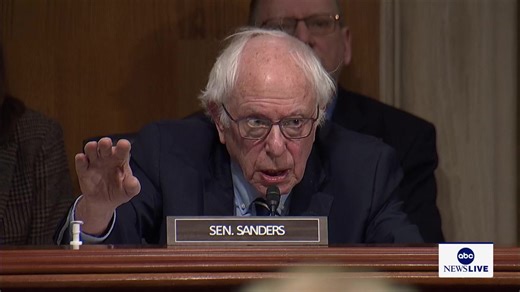 “This is a very difficult time to be a teacher … Our kids are struggling in many, many ways.” Sen. Bernie Sanders began remarks at the confirmation hearing for Linda McMahon, Pres. Trump's pick to lead the Department of Education, by thanking teachers. https://abcnews.link/Px3Nvkf | ABC News