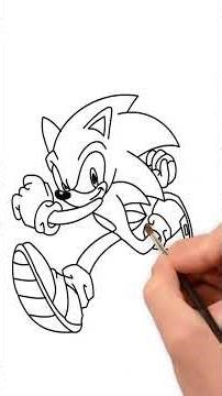 Sonic & Shadow Painting 🎨 | Speed Art of Sonic vs Shadow | Easy Drawing Tutorial