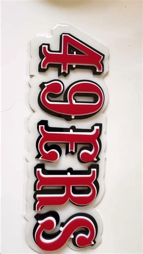 3D Printing Sports Signs with Bambu PS1 #bambu3d #PS1 #3DPrinting