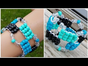 Rectangle kandi cuff tutorial