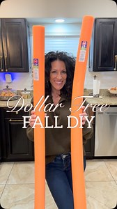 🍂 Dollar Tree Fall DIY This DIY never gets old! I love this pool noodle hack for creating full foliage under the cabinets! So simple and affordable! Items for DT: -pool noodles -Fall floral stems -command hooks Measure the width under the cabinet and cut the pool noodle down to size. Pop command hooks into the pool noodle and place under the cabinet. Cut fall floral stems down to size. Pop floral stems into the pool noodle and enjoy! #bethanyscasa #dollartreedecor #dollartreefalldiy #dollartree