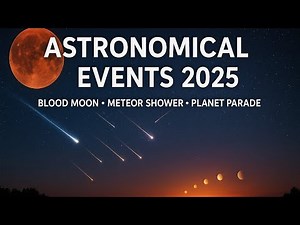 Astronomical Events of 2025: Meteor Showers, Eclipses, & Supermoons