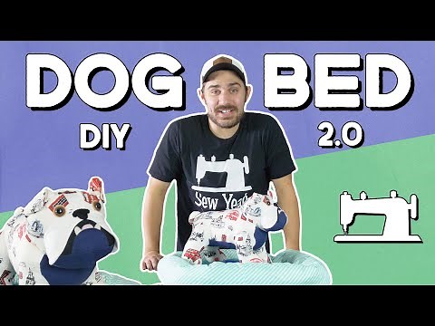 Super-Scrappy DIY DOG BED! | Free Pattern