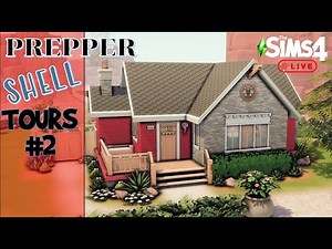 Sims 4 Prepper Shell Challenge: Epic Builds Tour Part 2!