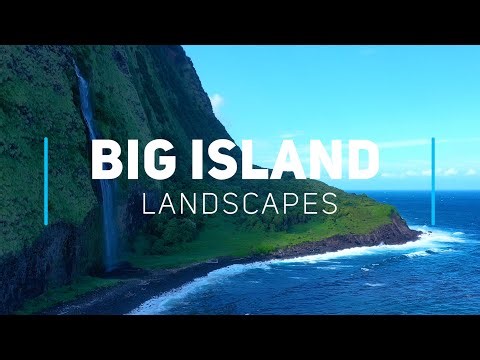 Big Island Landscapes by Drone | 1-Hour Breathtaking Beauty of Hawaii | 4K Relaxing Aerial Views