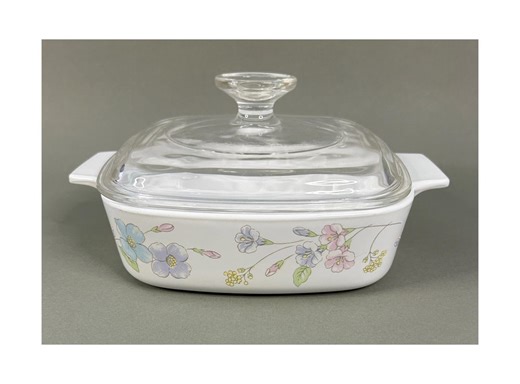 Vintage Corning Ware Casserole, Pastel Bouquet, 1.5 Liter. A-2-b, Lid: A-7-c - Etsy