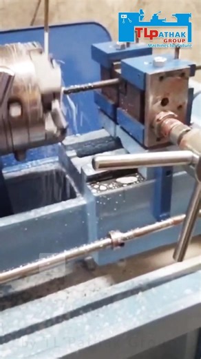 16 mm Bar Threading on a Landice Machine by TL PATHAK GROUP