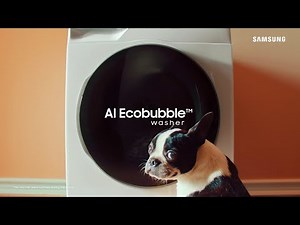Samsung AI Ecobubble™ Washing Machine: Simple. Gentle. Intelligent Wash.
