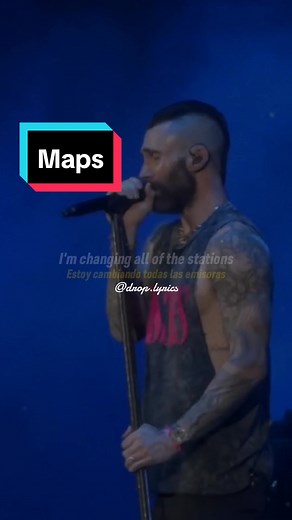 Maroon 5 Maps Lyrics Video