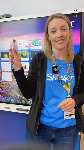 Check out our NEW MULTI COLOR stylus for the RX SMART Board. Save time by changing the color of your ink with the push of a button. 🙌🏻 See it for yourself at #Bett2024. | SMART Technologies