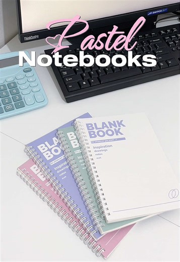 Charming Pastel Notebooks for Your Collection