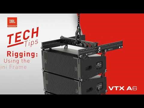 Tech Tips from JBL I VTX A6 Line Array Rigging: Using the Mini Frame