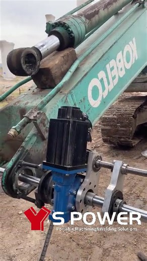 Bore Welding Machine S Power Excavator Repair#lineboring #excavator #welding #excavator #lineboring