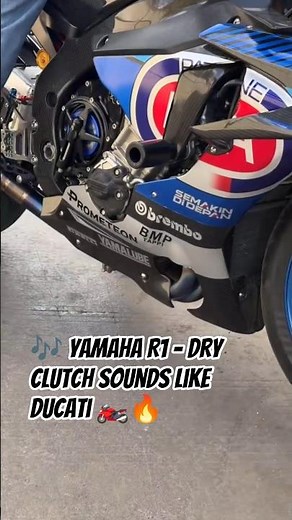 🎶 Yamaha R1 – Dry Clutch Sounds Like Ducati 🏍️🔥
