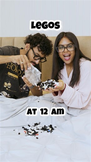 Raat Bhar jag ke kya Banaya? ‪@MansisHandmade‬ #vlog #couple #lego