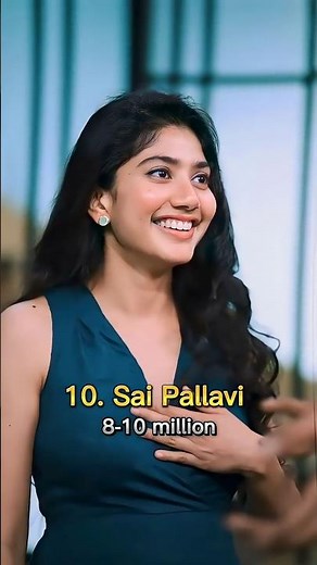 Top 10 Most Followed South Indian Actress on Instagram 📱 | No.1 Will Shock You! #actress #shorts