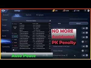 Mir4 - PK Penalty Settings