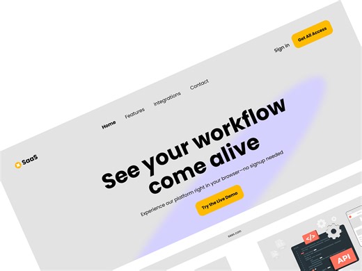 SaaS | Website Animation