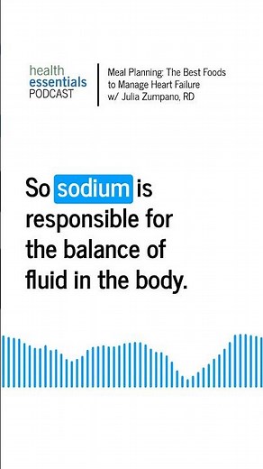 Reducing sodium can help you manage heart failure.